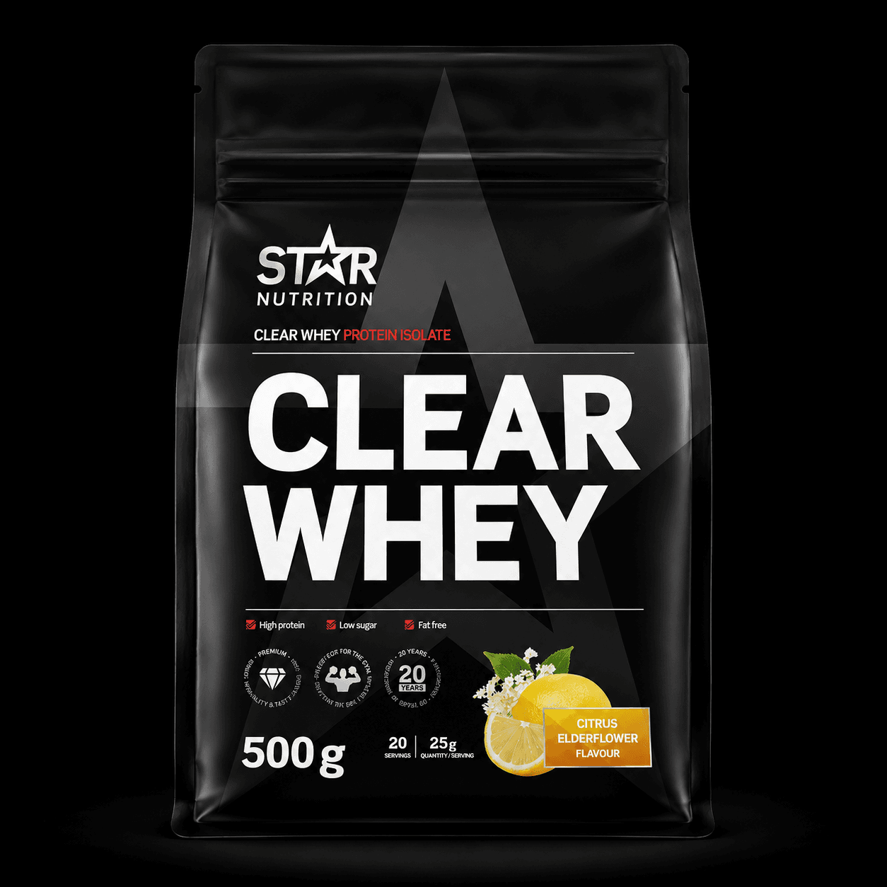 Clear Whey 500 g Citrus Elderflower bilde 1