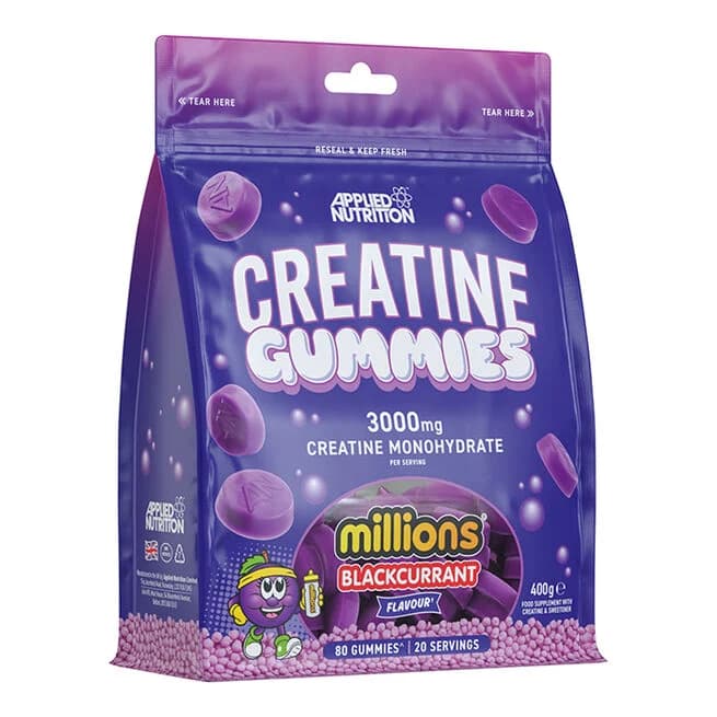 Creatine Gummies 80 gummies Blackcurrant bilde 1