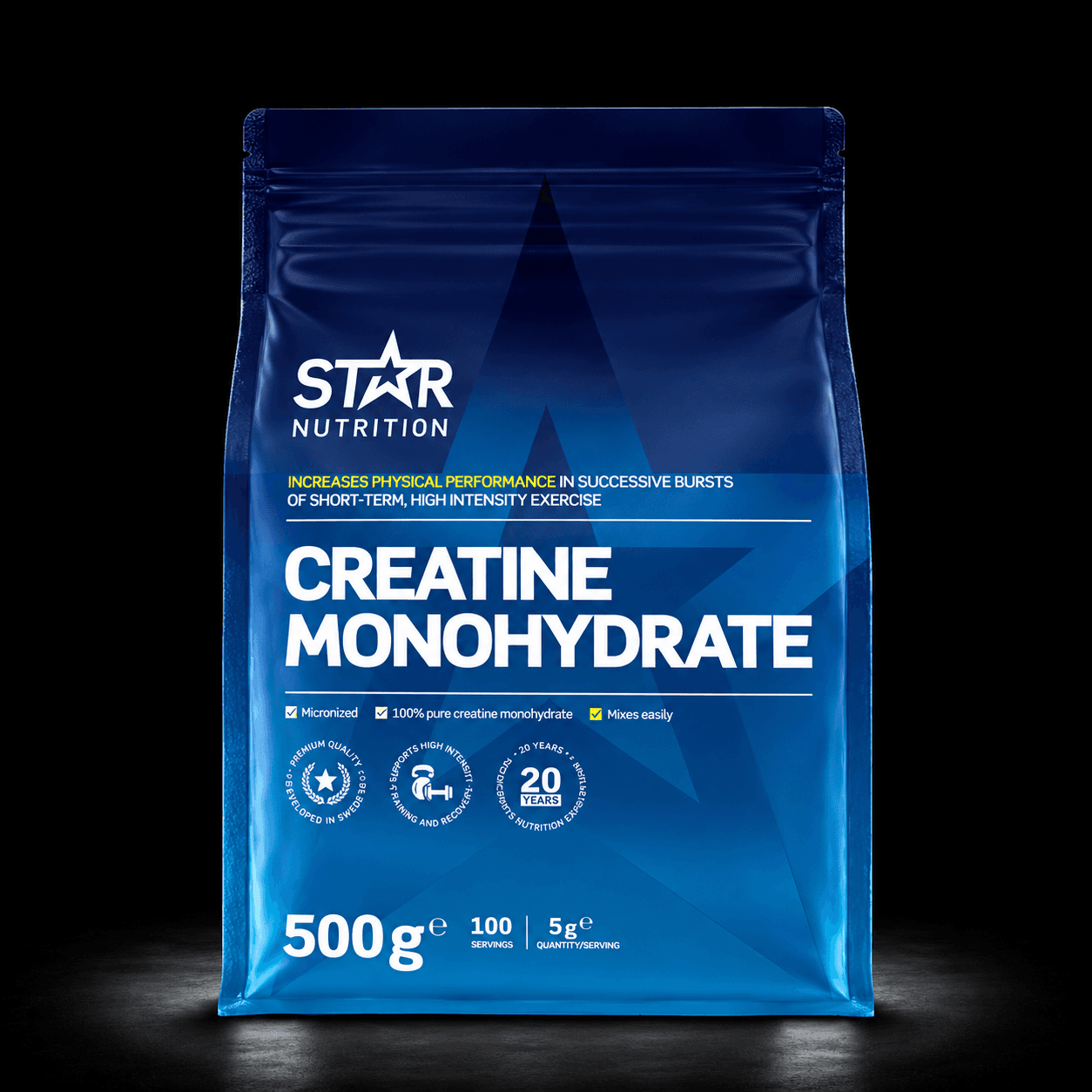 Creatine Monohydrate 500 g bilde 1