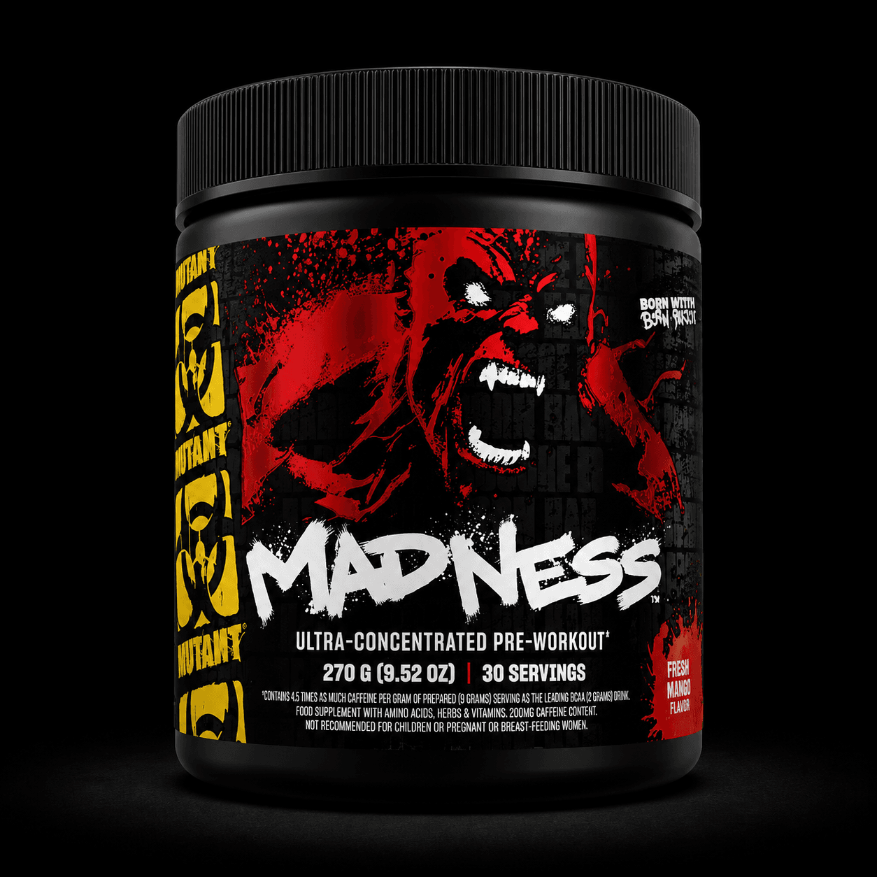 Mutant Madness PWO 30 porsjoner Peach Mango