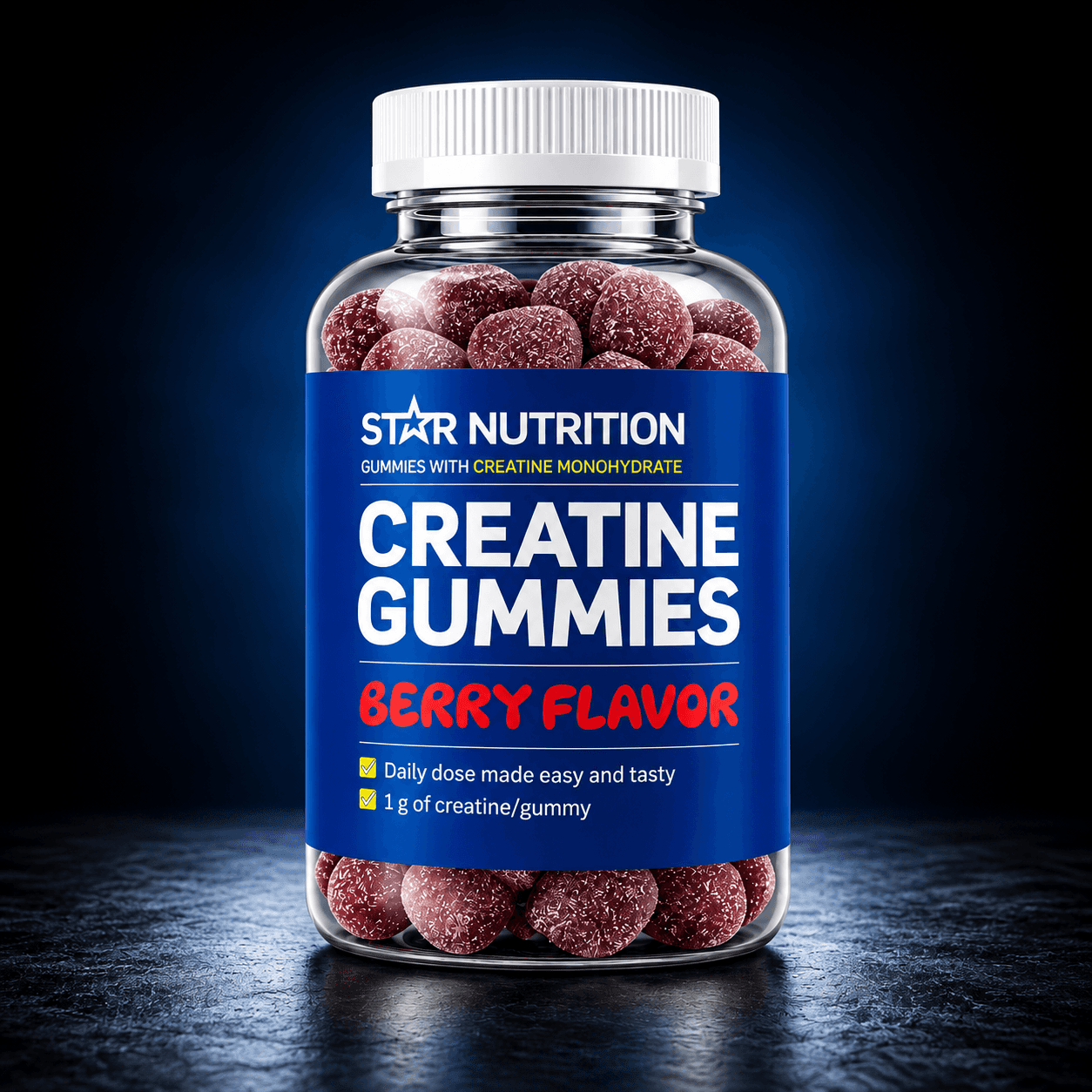 Star Nutrition Creatine Gummies – Berry Flavor bilde 1