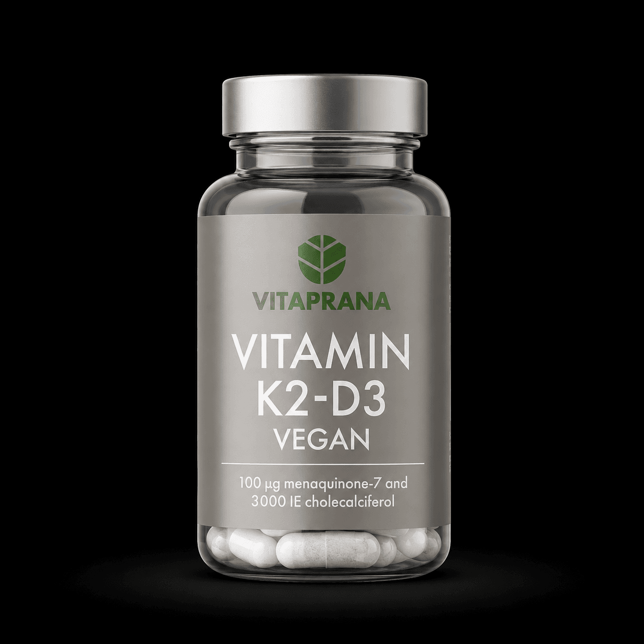 Vitamin K2-D3 Vegan 100 kapsler bilde 1