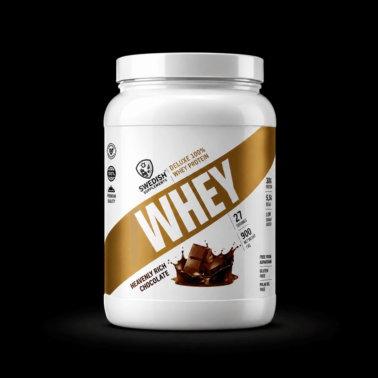 Whey Deluxe 900 g Heavenly Rich Chocolate