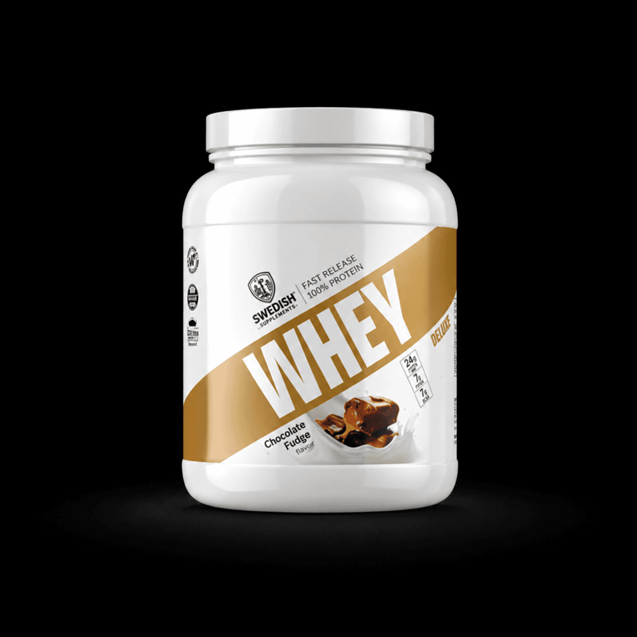 Whey Deluxe Myseprotein 900 g Chocolate Fudge
